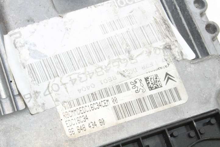 Peugeot 207 CC (2007 - 2014)  9664843480 Блок управления двигателя