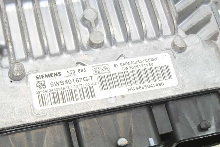 Peugeot 407 (2004 - 2011)  9656171180 Блок управления двигателя