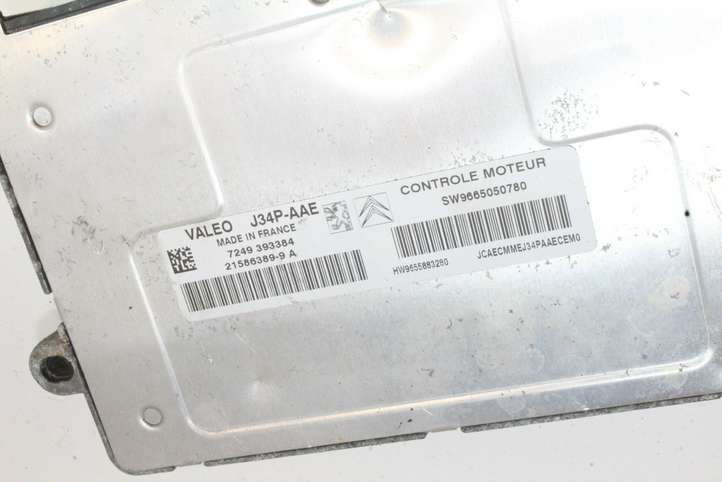 Peugeot 206 (1998 - 2012)  9665050780 Блок управления двигателя