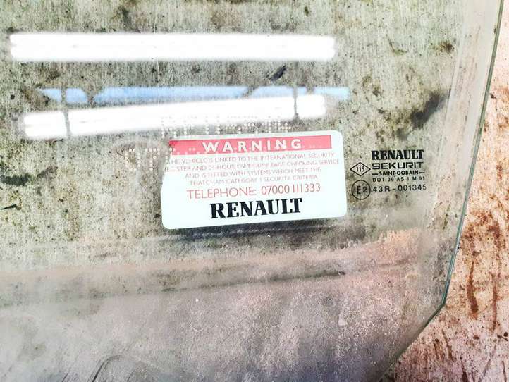 Renault Vel Satis (2002 - 2005)   Основное стекло передних дверей (четырехдверного автомобиля)