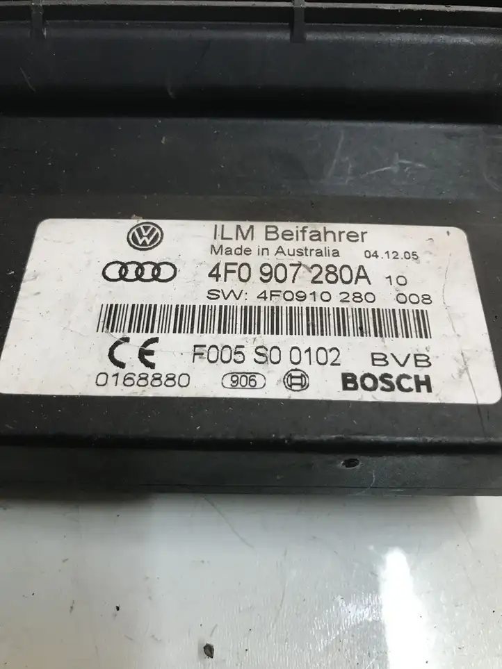 Audi A6 S6 C6 4F (2004 - 2008) 4F0907280A Прочие блоки управления — фото 1