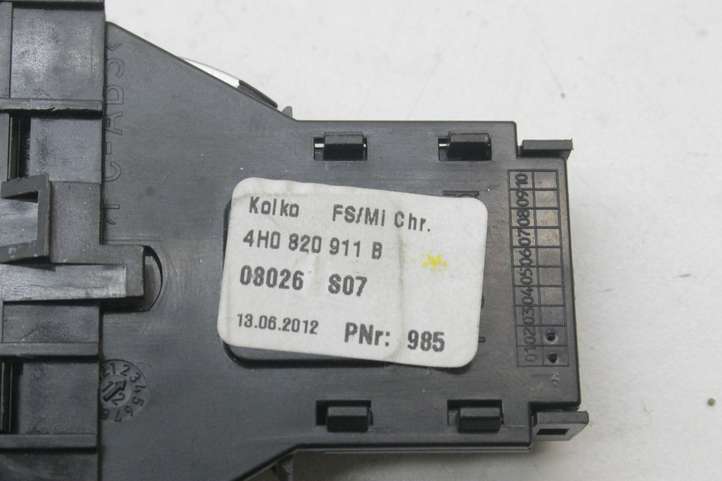 Audi A8 (2010 - 2014)  4H0820911B Блок переключателей