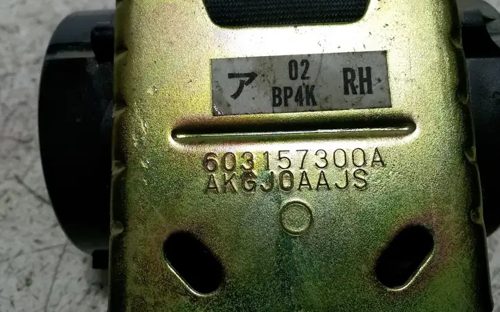 Mazda 3 I (2003 - 2006) 603157300A Передний ремень безопасности — фото 4