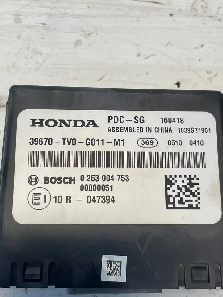 Honda Civic IX (2011 - 2017) 39670TV0G011M1 Блок управления парктрониками — фото 4