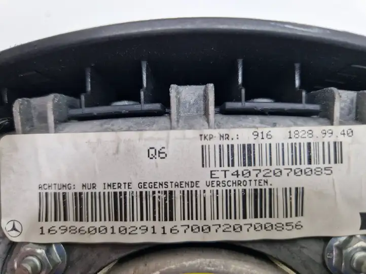 Mercedes-Benz A W169 (2004 - 2012) 91618289940 Подушка безопасности руля — фото 2