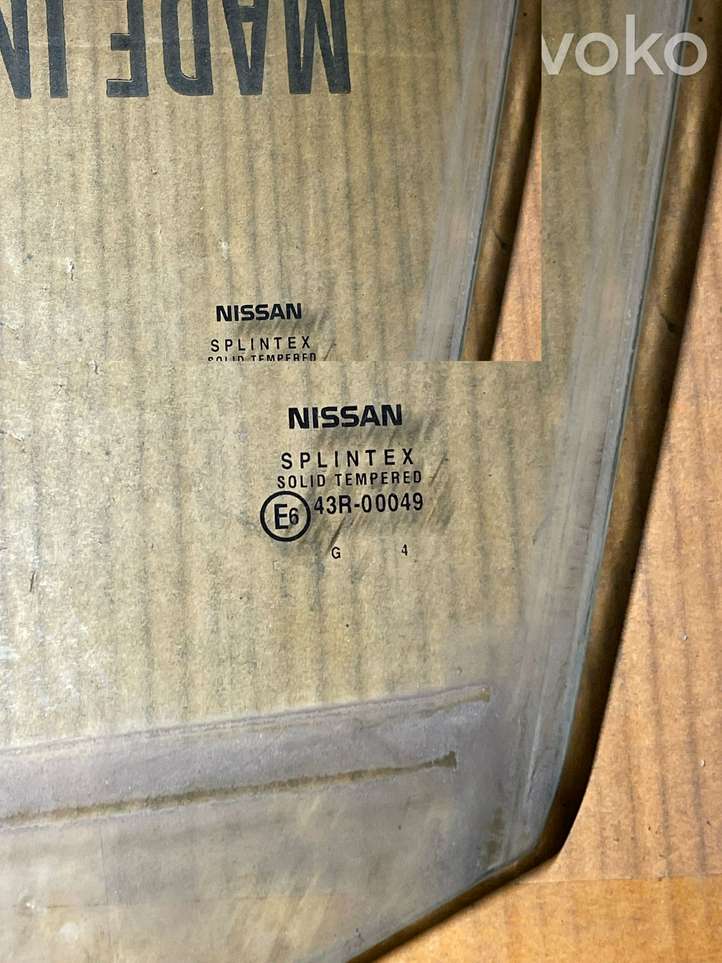 Nissan Primera (2001 - 2008)   Основное стекло передних дверей (четырехдверного автомобиля)