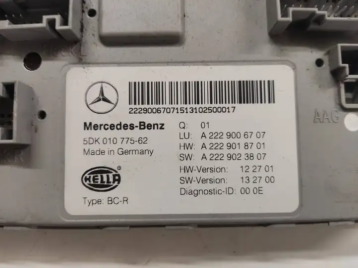 Mercedes-Benz S W222 (2013 - ) A2229006707 Модуль комфорта — фото 2