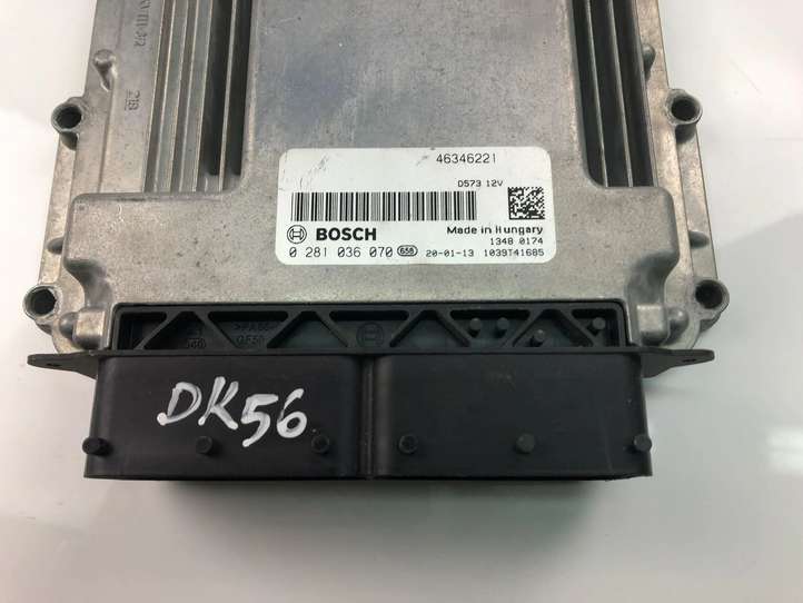 Fiat Doblo (2009 - 2015)  46346221 Блок управления двигателем ECU