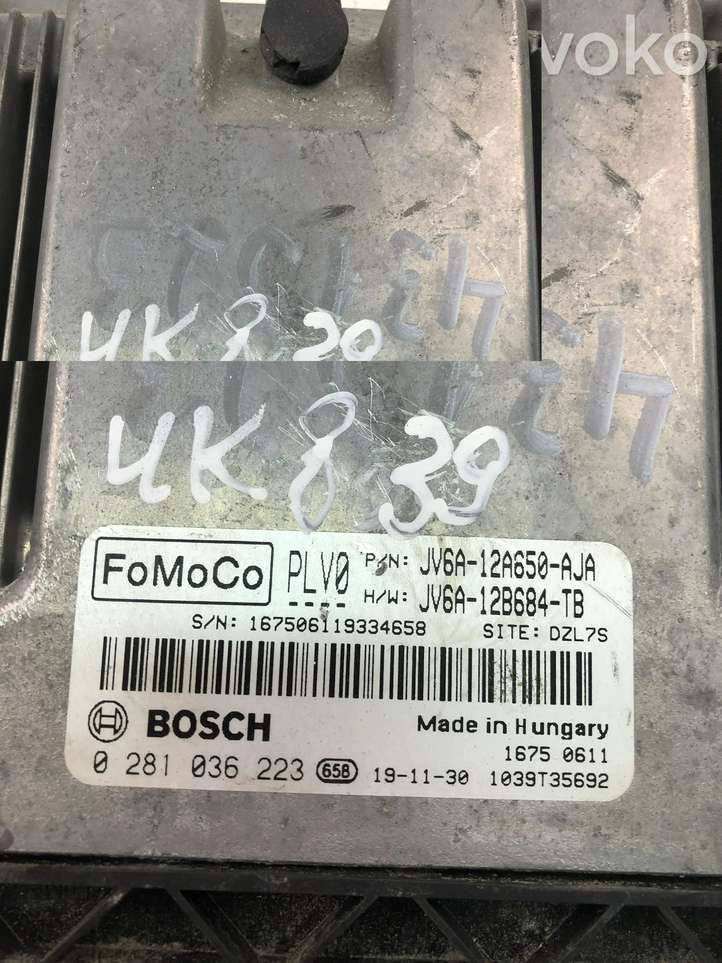 Ford Transit Connect (2009 - 2017)  JV6A12A650AJA Блок управления двигателем ECU