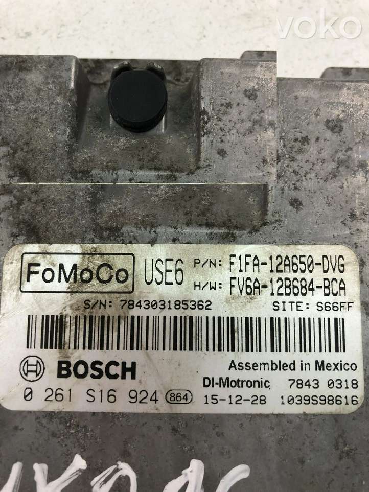 Ford Focus (2015 - 2019)  F1FA12A650DVG Блок управления двигателем ECU