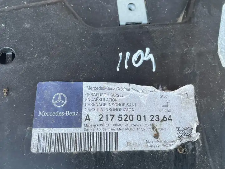 Mercedes-Benz S C217 (2015 - 2020) A2175200123 Защита двигателя — фото 2