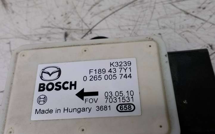 Mazda CX-7 (2009 - 2014)  0265005744 Датчик ESP (системы стабильности) (датчик курсовой устойчивости))