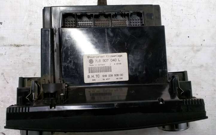 Volkswagen Touareg I (2002 - 2010)  7L6907040L Блок управления кондиционера воздуха / климата/ печки (в салоне)