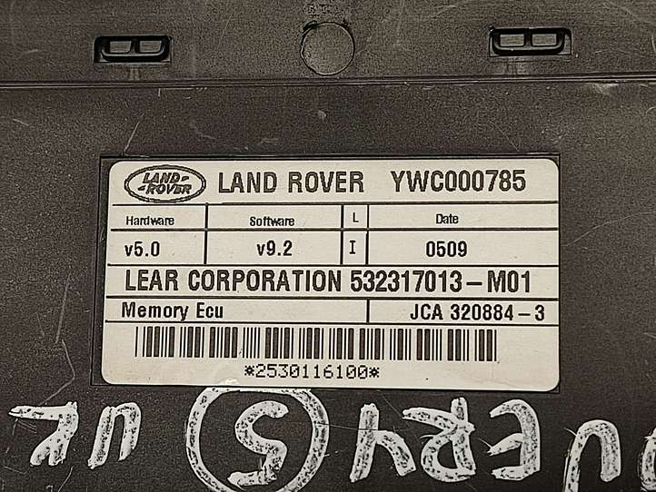 Land Rover Discovery (2004 - 2009)  YWC000785 Модуль управления сидением