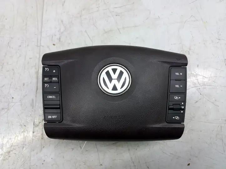 Volkswagen Touareg I (2002 - 2010) 7L6880201EG Подушка безопасности руля — фото 1