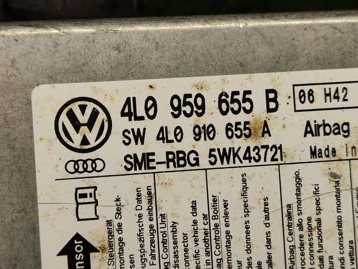 Volkswagen Jetta VI (2011 - 2018)  4L0959655B Блок управления надувных подушек