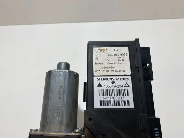 Audi A4 S4 B7 8E 8H (2004 - 2009) 8E0959802E Стеклоподъемник задней двери — фото 4