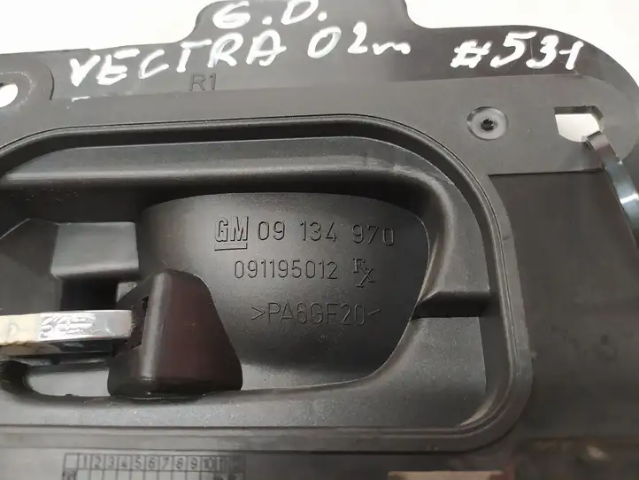 Opel Vectra B (1999 - 2002) 09134970 Внутренняя ручка задней двери — фото 2