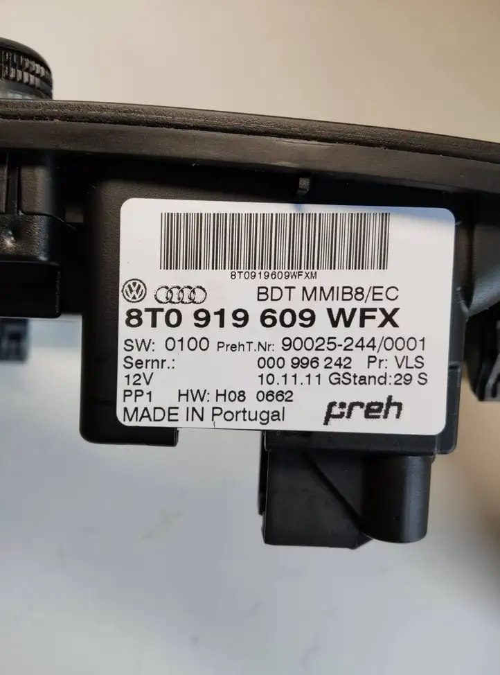 Audi A4 S4 B8 8K (2007 - 2011) 8T0919609 Контроллер мультимедийной системы — фото 2