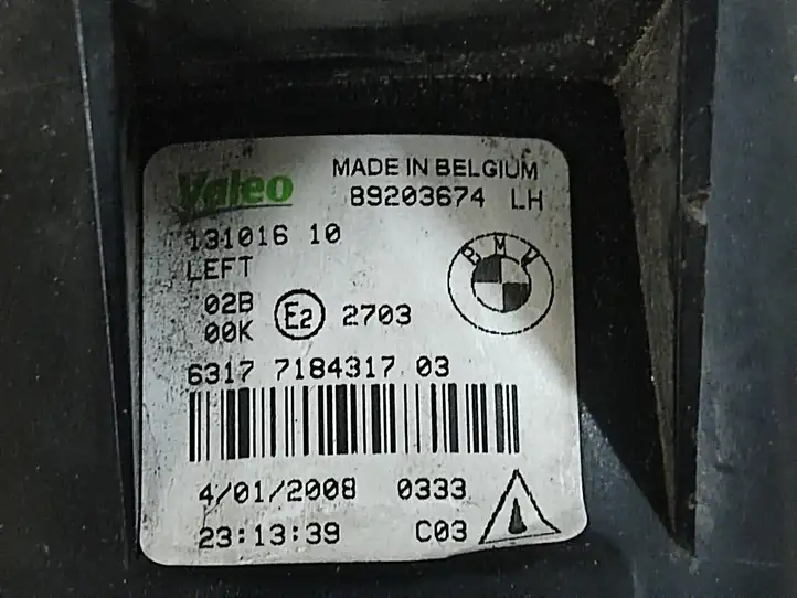 BMW X5 E70 (2006 - 2013) 7184317 Передняя противотуманная фара — фото 2