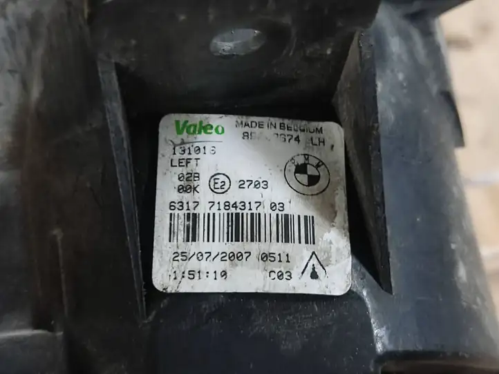 BMW X5 E70 (2006 - 2013) 7184317 Передняя противотуманная фара — фото 2