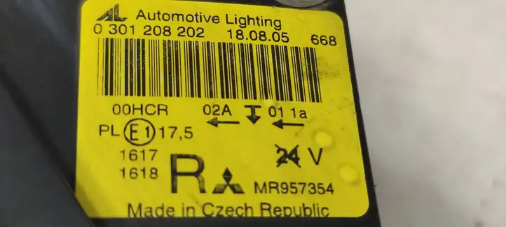 Mitsubishi Colt (2004 - 2008) 0301208202 Передняя фара — фото 7