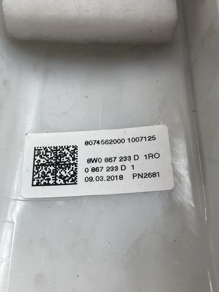 Audi A4 S4 B9 (2015 - 2019) 8W0867233D Обшивка стойки A — фото 5