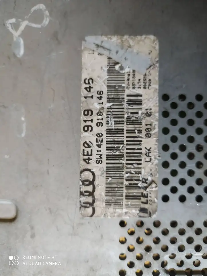 Audi A8 S8 D3 4E (2005 - 2007) 4E0910146 Модуль управления видео — фото 3