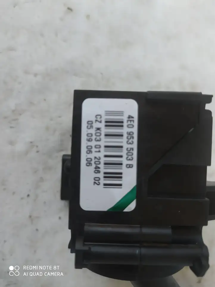 Audi A6 S6 C6 4F (2004 - 2008) 4E0953503B Переключатель стеклоочистителей — фото 3