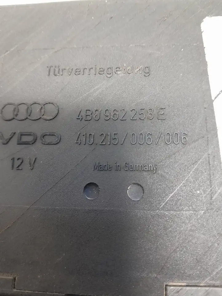 Audi A6 S6 C5 4B (2001 - 2004) 4B0962258E Модуль комфорта — фото 2