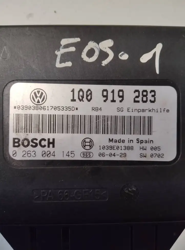 Volkswagen Eos (2006 - 2010) 1Q0919283 Блок управления парктрониками — фото 2