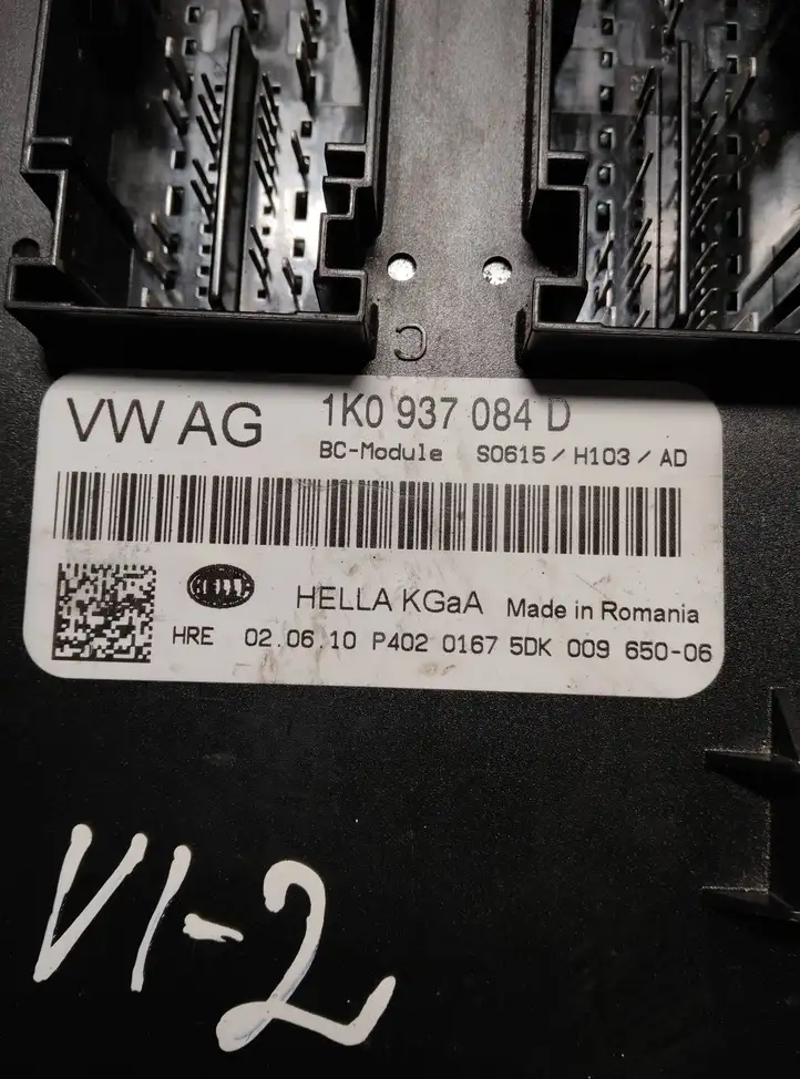 Volkswagen Golf VI (2009 - 2013) 1K0937084D Модуль комфорта — фото 2