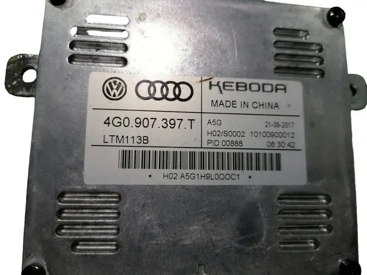 Audi A3/S3 8V (2016 - 2020) 4G0907397T Блок розжига ксенона — фото 2