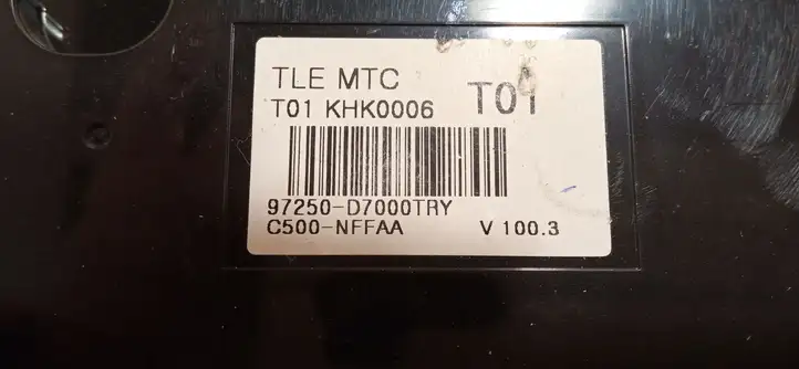 Hyundai Tucson TL (2015 - ) T01KHK0006 Блок управления климат-контролем — фото 3