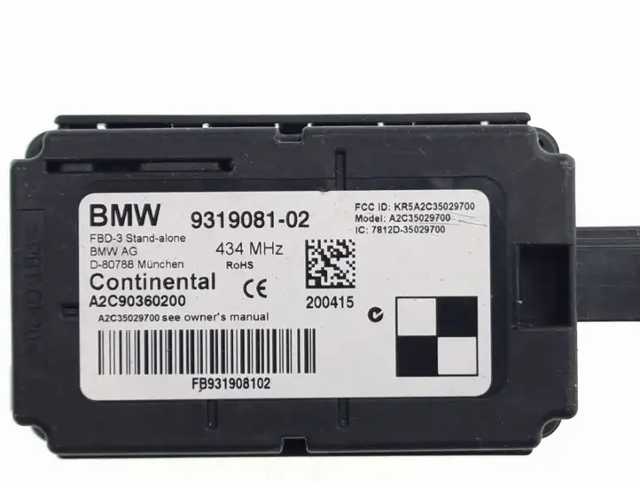 BMW 3 F30 F35 F31 (2012 - 2018) 9319081 Прочие блоки управления — фото 3