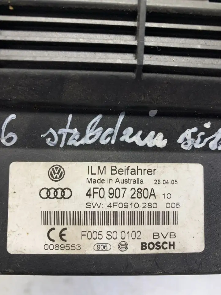 Audi A6 S6 C6 4F (2008 - 2011) 4F0907280A Блок управления тормозной системой — фото 2