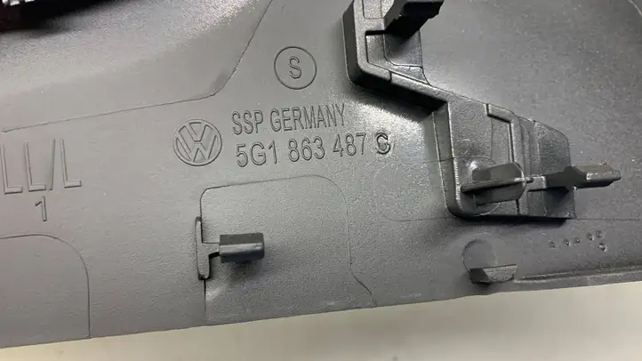 Volkswagen Golf VII (2013 - 2019) 5G1863487C Другая деталь консоли (туннеля) — фото 5