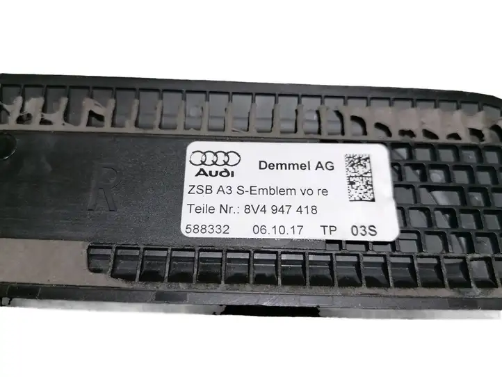 Audi A3/S3 8V (2016 - 2020) 8V4947418 Внутренняя отделка переднего порога — фото 2