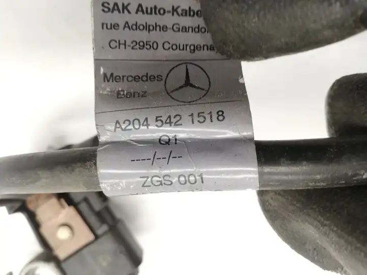 Mercedes-Benz C W204 (2007 - 2014) A2045421518 Минусовой провод аккумулятора — фото 4