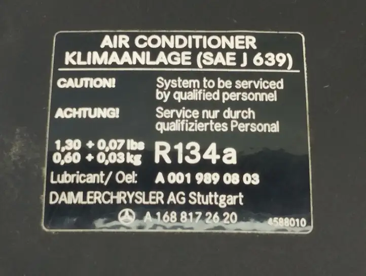 Mercedes-Benz A W168 (1997 - 2004) 1685400082 Крышка ящика предохранителей — фото 5