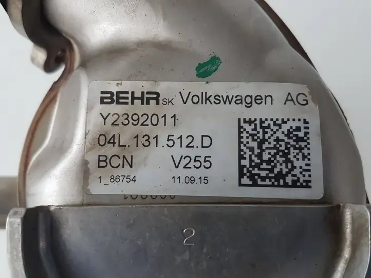 Volkswagen PASSAT B8 (2015 - ) 04L131512D Охладитель клапана EGR — фото 5