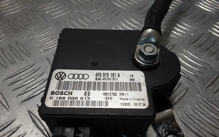 Audi A6 S6 C6 4F (2004 - 2008) 4F0915181A Минусовой провод аккумулятора — фото 2