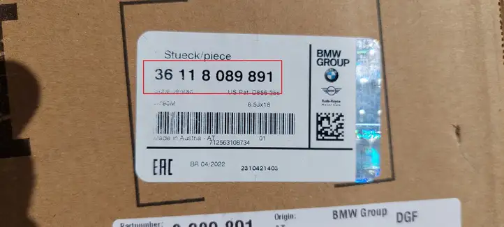 BMW 3 G20 G21 (2019 - ) 8089891 Легкосплавный колесный диск R18 — фото 12