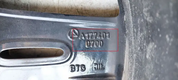 Mercedes-Benz A W177 (2018 - ) A1774010700 Легкосплавный колесный диск R18 — фото 2