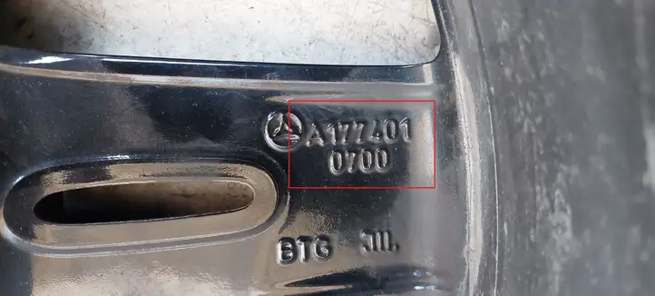 Mercedes-Benz A W177 (2018 - ) A1774010700 Легкосплавный колесный диск R18 — фото 9
