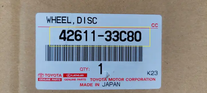Toyota Camry VIII XV70 (2017 - 2020) 4261133C80 Легкосплавный колесный диск R18 — фото 7