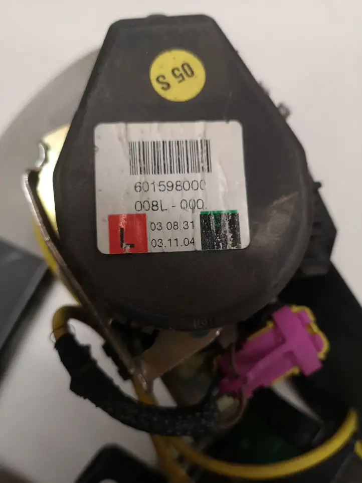 Volkswagen Phaeton (2002 - 2008) 3D1858663C Передний ремень безопасности — фото 2