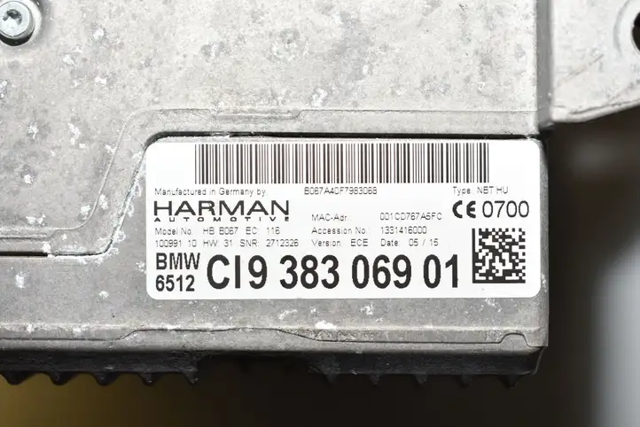 BMW M6 F06/F12/F13 (2012 - 2018) 65129383069 Блок навигации GPS — фото 6