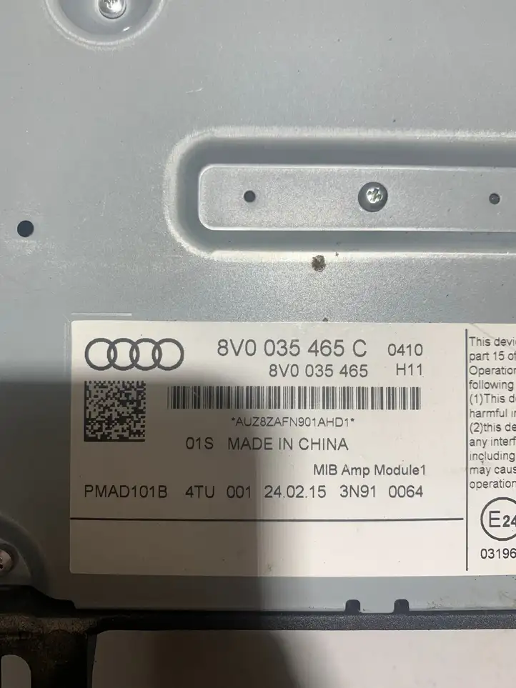 Audi A3/S3 8V (2012 - 2016) 8V0035465C Комплект аудиосистемы — фото 2