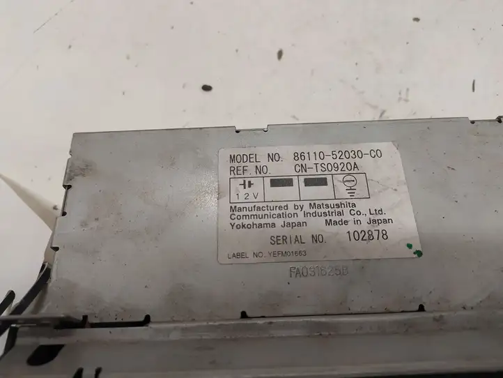 Toyota Yaris Verso (1999 - 2005) 8611052030C0 Магнитола / мультимедийная система — фото 3